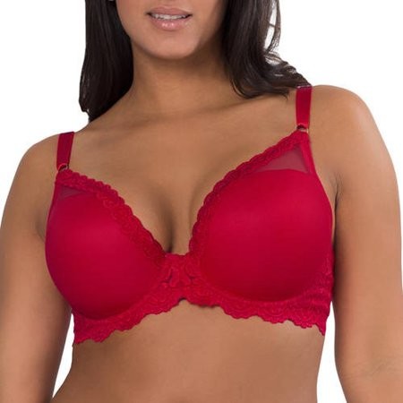 Smart & Sexy Womens Curvy Signature Lace Push-Up Bra With Added