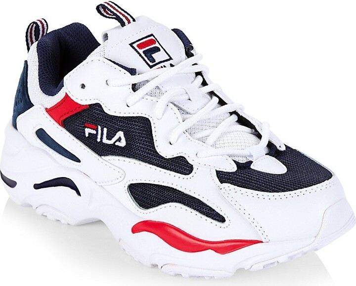 Fila Boy's Ray Tracer Leather Sneakers - ShopStyle