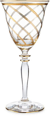 Vietri Elegant Lattice Wine Glass