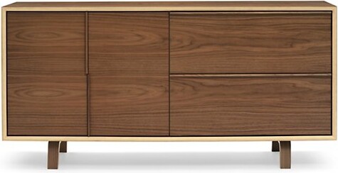 Cherner Chair Company Multiflex 2-Door, 2-Drawer File Cabinet in Brown