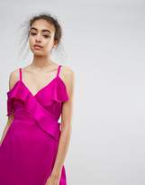 Thumbnail for your product : Warehouse Occasion Ruffle Wrap Dress