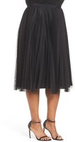 Thumbnail for your product : Adrianna Papell Plus Size Women's Sunburst Pleat Tulle Skirt