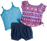 Thumbnail for your product : Babytogs Baby Togs Tank Top, T-Shirt and Shorts Set - 3-Piece (For Toddler Girls)