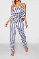 Thumbnail for your product : boohoo Ruffle Cami Trouser Set