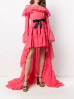 Thumbnail for your product : Giambattista Valli Asymmetric Ruffled Gown
