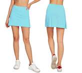 Thumbnail for your product : Cityoung Women's Casual Pleated Golf Skirt with Underneath Shorts Running Skorts M Grey