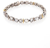 Thumbnail for your product : Alexis Bittar Fine Silver Ice Marquis Clear Quartz, 18K Yellow Gold & Sterling Silver Tennis Bracelet