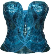 Thumbnail for your product : Alberta Ferretti Embellished Sweetheart Bustier