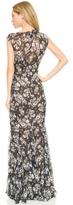 Thumbnail for your product : Vera Wang Collection Twist Shoulder Gown
