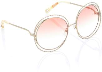 Chloé Carlina round sunglasses