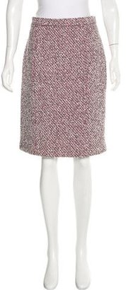 Chanel Tweed Pencil Skirt