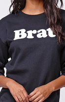 Thumbnail for your product : Petals and Peacocks Brat Crew Fleece