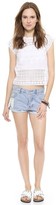 Thumbnail for your product : MinkPink Groupie Blue Shorts