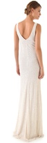 Thumbnail for your product : Theia Allover Beaded Gown