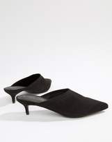 Thumbnail for your product : New Look Stretch Pointed Mule