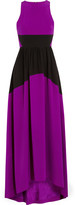 Thumbnail for your product : Tibi Color-block washed-silk gown