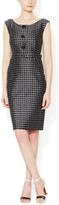 Thumbnail for your product : Prada Wool Belted Houndstooth Dress
