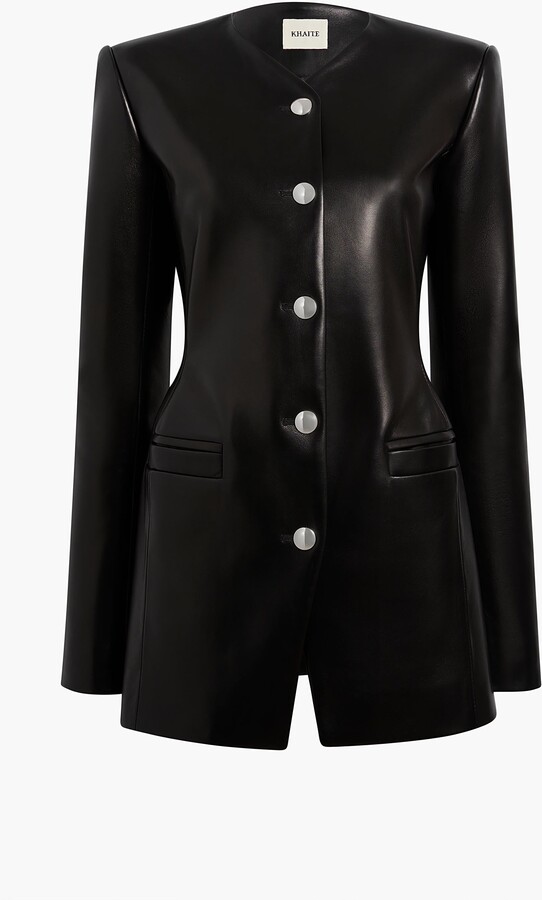 Naran Jacket in Black Leather