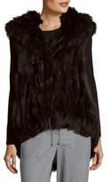 Thumbnail for your product : La Fiorentina Fox Fur Hooded Vest