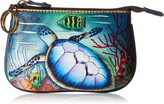Thumbnail for your product : Anuschka Women’s Hand-Painted Genuine Leather Medium Zip Pouch - Coin and Key Pouch - Zippered