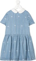 Thumbnail for your product : Gucci Children Striped Logo-Print Dress