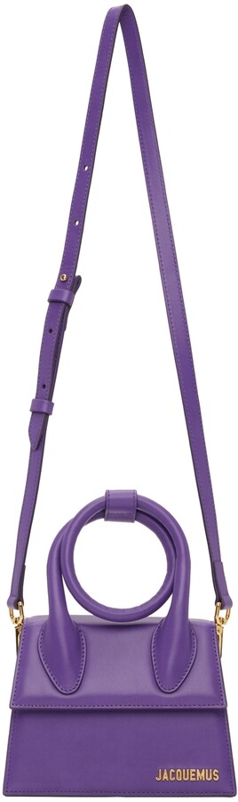 Jacquemus Purple La Montagne 'Le Chiquito Noeud' Bag - ShopStyle