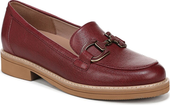 Naturalizer Women's Red Loafer Flats ShopStyle
