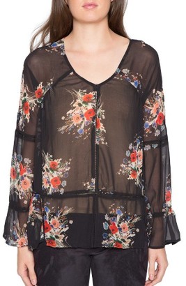 Willow & Clay Women's Floral Print Blouse