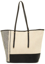 Thumbnail for your product : Sondra Roberts Linen Colorblocked Tote