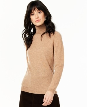 charter club pure cashmere turtleneck sweater