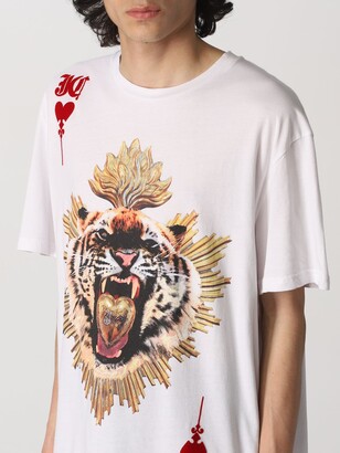 Just Cavalli T-shirt with graphic print - ShopStyle