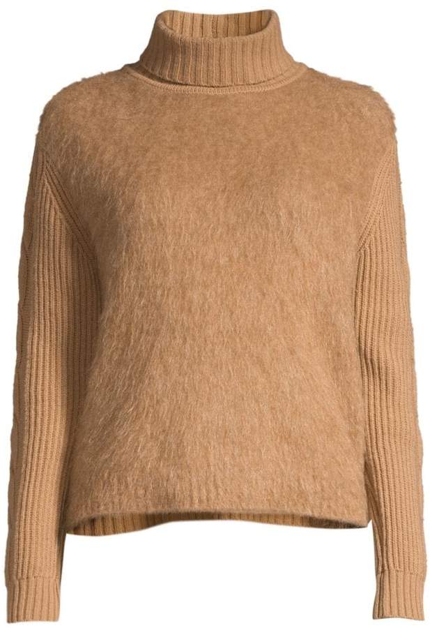 Max Mara Formia Mohair-Blend Knit Turtleneck Sweater - ShopStyle
