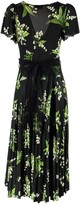 Thumbnail for your product : RED Valentino May Lily Print V-neck Dress