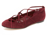 Thumbnail for your product : Marc Jacobs Claudia Ghillie Ballerina Flats