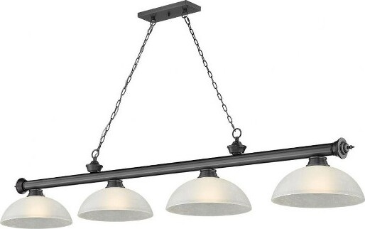 Z-Lite Z-LiteCordon4-LightChandelierinBronzePlate