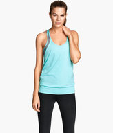Thumbnail for your product : H&M Yoga Tank Top with Sports Bra - Black - Ladies
