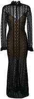 Thumbnail for your product : Ermanno Scervino sheer fitted maxi dress