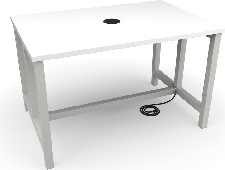 OFM Endure Series Model 9294-T 48" Student Height Table, White Dry-Erase Top with Gray Frame