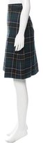 Thumbnail for your product : Kule Plaid Wool Skirt w/ Tags