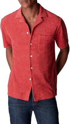 Eton Terry Resort Cotton Short-Sleeve Slim-Fit Shirt