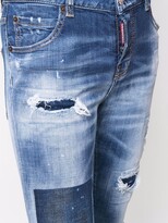 Thumbnail for your product : DSQUARED2 Ripped-Detail Denim Jeans