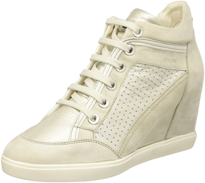 Geox D Eleni C Women's Hi-Top Sneakers - ShopStyle Trainers & Athletic Shoes