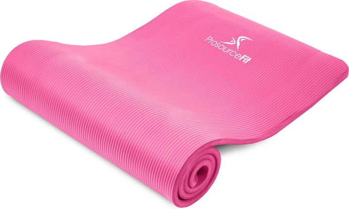 ProsourceFit All Purpose Pink 71 in. L x 24 in. W x 0.5 in. T Thick Yoga and Pilates Exercise Mat Non Slip (11.83 sq. ft.)