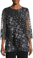 Thumbnail for your product : Caroline Rose Floral Notes Layered Tunic