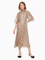 Thumbnail for your product : Kate Spade Floral Park Clip Dot Midi Dress, Roasted Peanut - Size 12