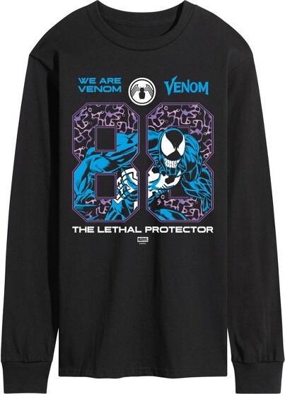 Venom Men'sVenom88JerseyLongSleeveGraphicT-Shirt-Black-Medium
