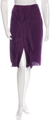 Bottega Veneta Ruffled Knee-Length Skirt