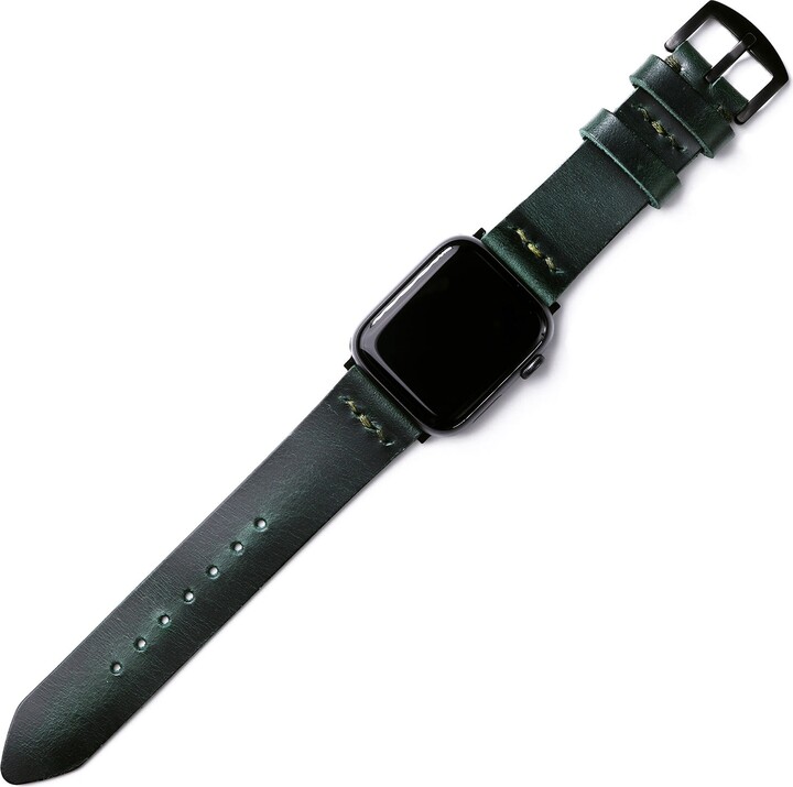 Roarcraft Apple Watch Leather Band - Forest Green
