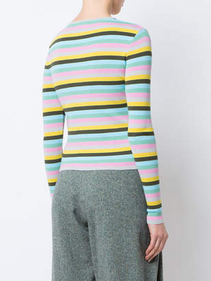Natasha Zinko horizontal stripe sweater