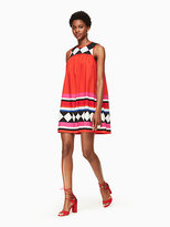 Thumbnail for your product : Kate Spade Geo border babydoll dress
